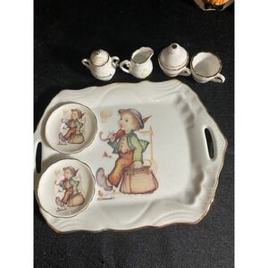 M.J. Hummel Reutter Porzellan Germany mini tea set, In Box